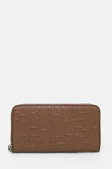 Кошелек Armani Exchange, коричневый