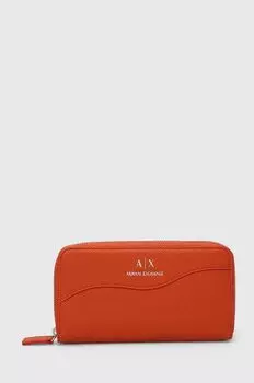 Кошелек Armani Exchange, оранжевый