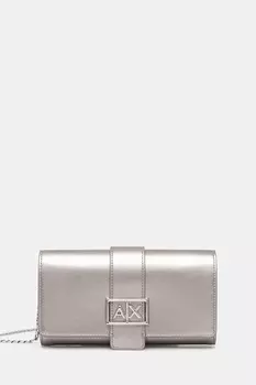 Кошелек Armani Exchange, серебряный