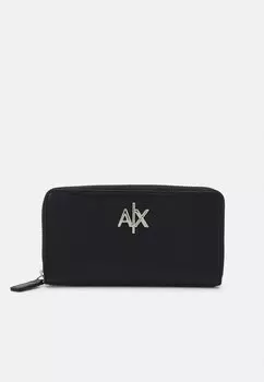 Кошелек Armani Exchange ZIP AROUND WOMAN, черный
