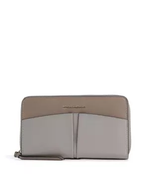 Кошелек ashley rfid из мелкозернистой яловой кожи Piquadro, бежевый