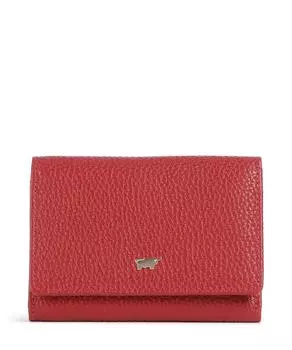 Кошелек Asti из зернистой коровьей кожи Braun Bffel, красный