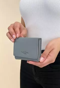 Кошелек August Gusti Leder, цвет grey blue