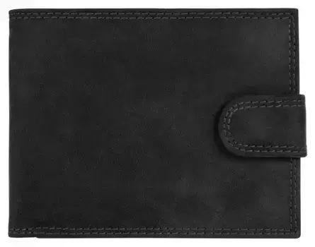 Кошелек Bagan, натуральная кожа, черный