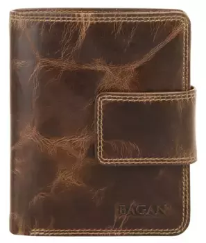 Кошелек Bagan, натуральная кожа, коричневый