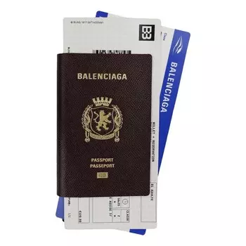 Кошелек Balenciaga Passport Long Wallet, цвет Passport Burgundy