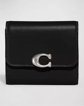 Кошелек Bandit из телячьей кожи тройного сложения Coach, цвет Black
