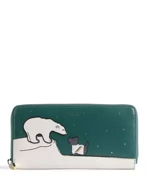 Кошелек Bear With Me из гладкой яловой кожи Radley London, зеленый