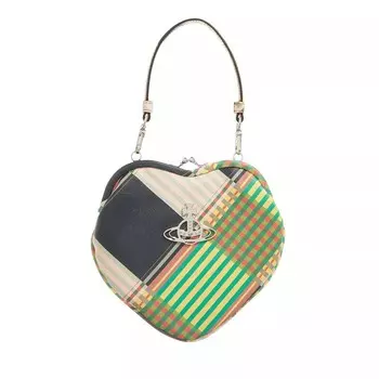 Кошелек belle в форме сердца в боевую клетку в клетку Vivienne Westwood, мультиколор