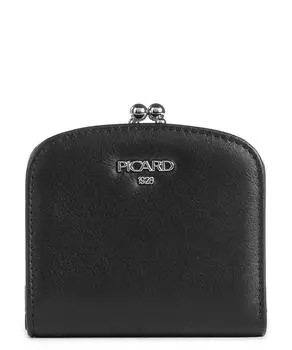 Кошелек Bingo из мягкой яловой кожи. Picard, черный