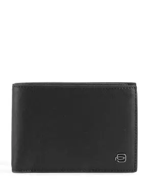 Кошелек Black Square RFID из зерненой яловой кожи Piquadro, черный