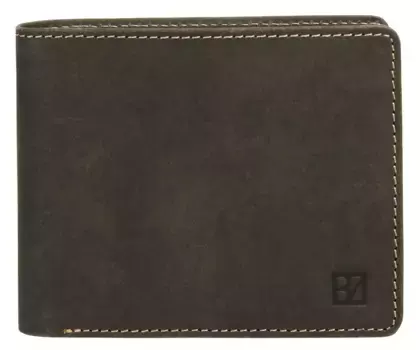 Кошелек BODENSCHATZ "БИКОЛОР", натуральная кожа, черный