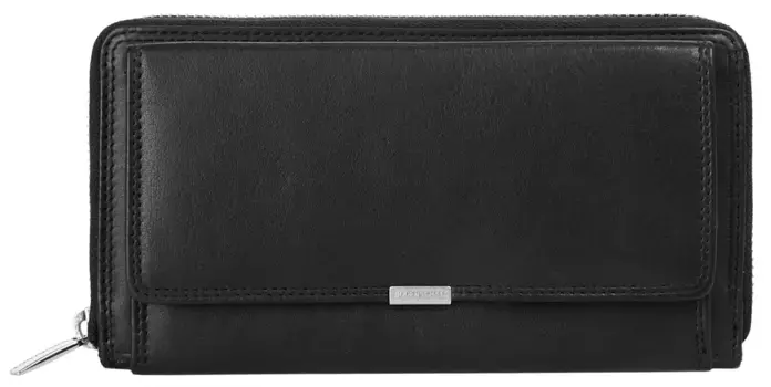 Кошелек BODENSCHATZ, натуральная кожа, черный