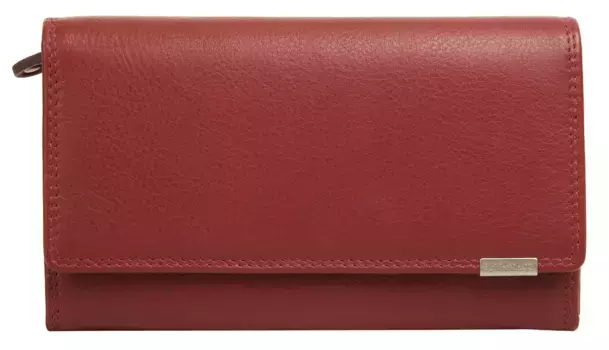 Кошелек BODENSCHATZ, натуральная кожа, красный