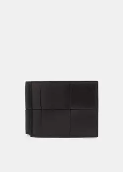 Кошелек BOTTEGA VENETA Bill clip wallet, черный