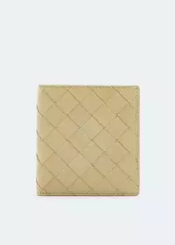 Кошелек BOTTEGA VENETA Slim Bi-Fold wallet, зеленый