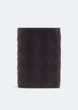Кошелек BOTTEGA VENETA Tiny tri-fold wallet, черный