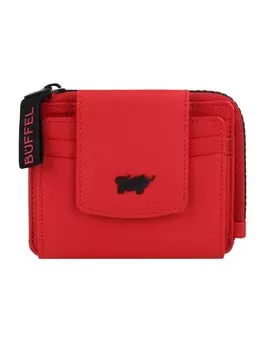 Кошелек Braun Bffel Capri Kreditkartenetui RFID Schutz Leder 11 cm, цвет flame red
