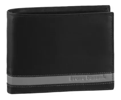 Кошелек Bruno Banani из натуральной кожи альбомного формата, черный