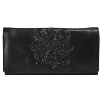 Кошелек Bruno Banani "Мандала", натуральная кожа, черный