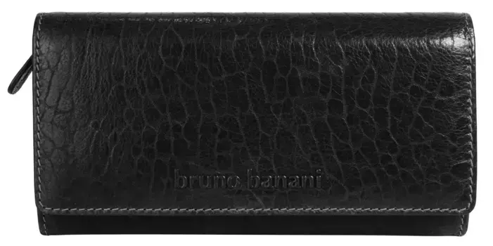 Кошелек Bruno Banani, натуральная кожа, черный