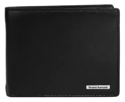 Кошелек Bruno Banani, натуральная кожа, черный