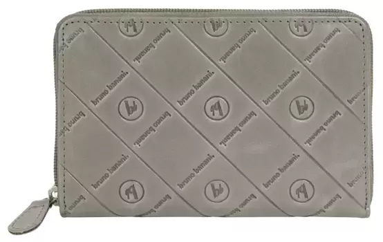 Кошелек Bruno Banani, натуральная кожа, серый