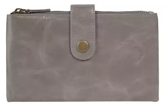 Кошелек Bruno Banani, натуральная кожа, серый