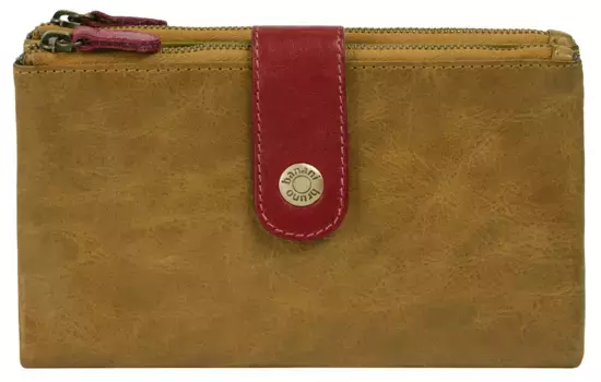 Кошелек Bruno Banani, натуральная кожа, желтый