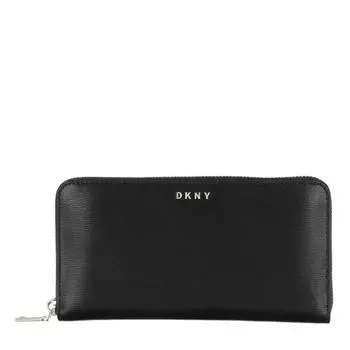 Кошелек bryant lg zip around black Dkny, черный