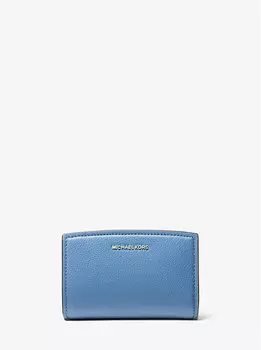 Кошелек Bryant среднего размера из шагреневой кожи Michael Kors, синий