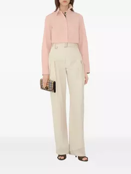 Кошелек Burberry Highlands с цепочным ремешком, нейтральный