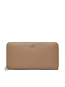 Кошелек Calvin Klein Ck Daily Large Zip Around_Pbl K60K612850, коричневый