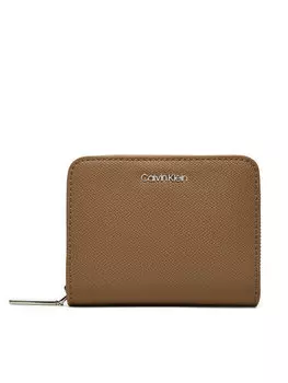 Кошелек Calvin Klein Ck Must Md Zip Around_Caviar K60K612831, бежевый