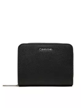 Кошелек Calvin Klein Ck Must Md Zip Around_Caviar K60K612831, черный