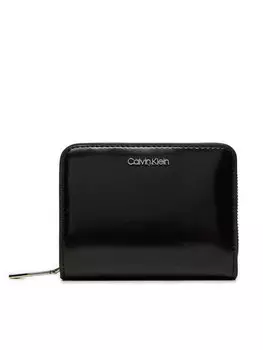 Кошелек Calvin Klein Ck Must Medium Zip Around_Shiny K60K612847, черный