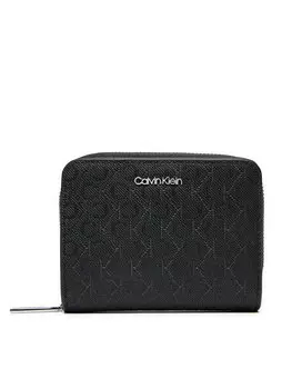 Кошелек Calvin Klein Ck Must Medium Zip Around_Mono K60K612825, черный