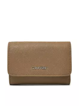 Кошелек Calvin Klein Ck Must Small Trifold_Mono K60K612829, бежевый