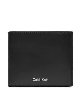 Кошелек Calvin Klein Ck Sleek Bifold 5cc W/Coin K50K512691, черный