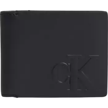 Кошелек Calvin Klein Jeans Logo Emboss Bifold, черный