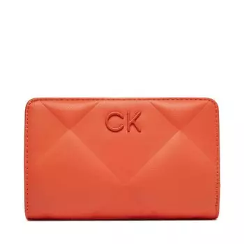 Кошелек Calvin Klein Jeans Re-LockQuilt Bifold, оранжевый