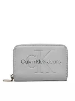 Кошелек Calvin Klein Jeans Sculpted Med Zip Around Mono K60K612255, серый