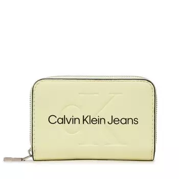 Кошелек Calvin Klein Jeans SculptedMed Zip, зеленый