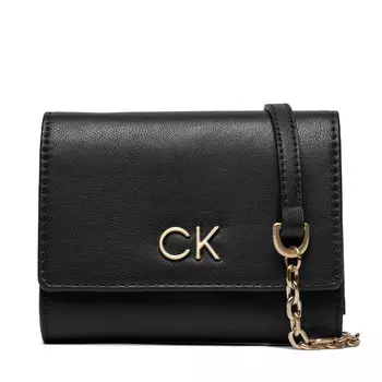 Кошелек Calvin Klein Re-LockTrifold Md, черный
