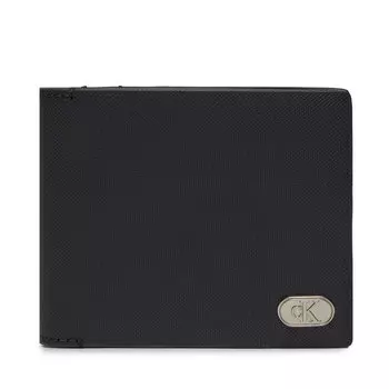 Кошелек Calvin Klein TexturedBifold W/Coin, черный