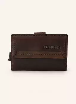 Кошелек camden c-three e-cage STRELLSON, темно-коричневый
