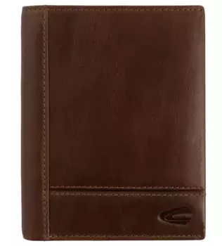 Кошелек Camel Active "Tokyo" из матовой воловьей кожи с рельефным тиснением логотипа и RFID-защитой, коричневый