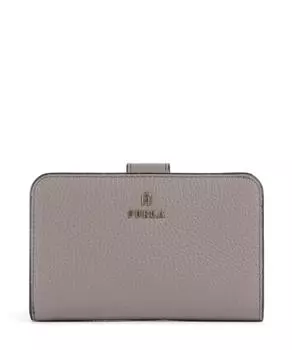 Кошелек Camelia m из зерненой кожи Furla, коричневый