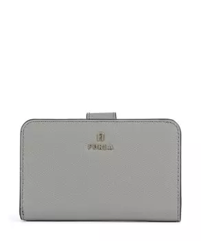 Кошелек Camelia m из зерненой кожи Furla, серый