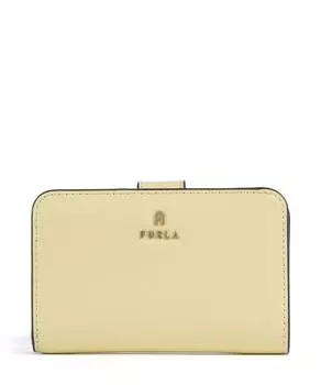 Кошелек Camelia m из зернистой кожи Furla, желтый